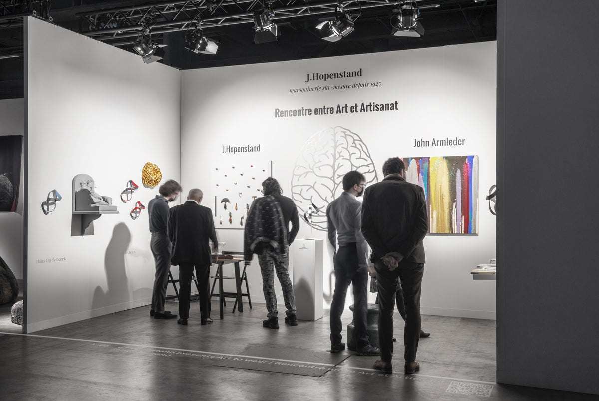 J.Hopenstand's exhibition booth at ArtBasel 2021