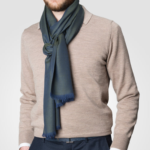 Worn pine breeze scarf